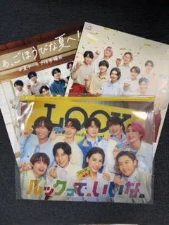 SnowMan ルックポーチ&不二家フライヤーセット