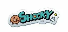 BT21　ビッグチロル　アクリルピンバッジ　3.SHOOKY