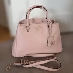 COACH 2way ハンドバッグ ピンク