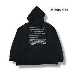 MP.Studios プルオーバーパーカー ブラック サイズ03