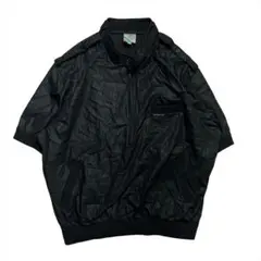 80s メンバーズオンリー 半袖 プルオーバー ジャケット メンズ XL 黒