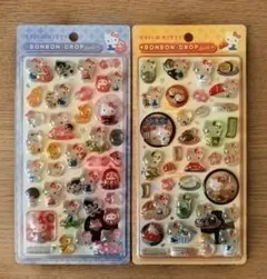 ハローキティ ボンボンドロップシール 2枚セット