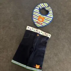 HOT BISCUITS クマ刺繍パンツスタイセット