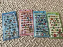 たまごっち3Dステッカー 動物・キャラクター 4枚セット