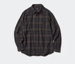 フランネルシャツ/チェック38 DARK BROWN
