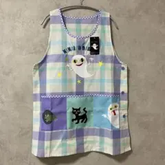新品未使用　ねないこだれだ　エプロン　保育士エプロン　3ポケット　おばけのサムネイル