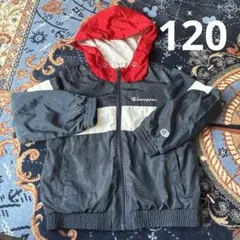 【美品】Champion ウィンドブレーカー 120 トリコロール