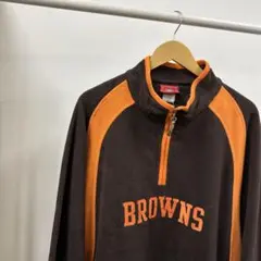 ブラウン フリースジャケット