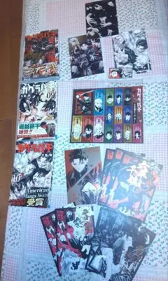 カグラバチ 漫画(9、10、最新11巻)+ 特典+千社札風ステッカーのセット