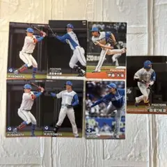 プロ野球チップス　北海道日本ハムファイターズ 選手カードセット　7枚