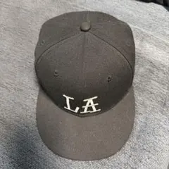 New Era LAロゴ キャップ 黒のサムネイル