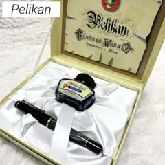 Pelikan M400 万年筆とボトルインクセット ペリカン 万年筆 スーベレーン M400 ストライプ ブルー グリーン