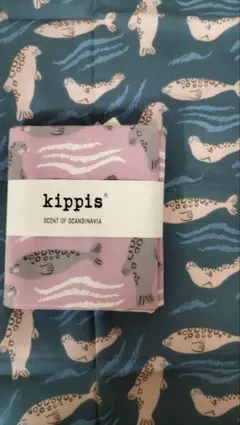 kippis アザラシ柄 ピンク(海の柄のおまけ付)