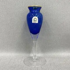 アレキサンドライト ノリタケクリスタル花瓶 ガラスの宝石 新品元箱