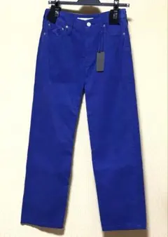 【値下げ中】ESTNATION コーデュロイ ストレートレッグ パンツ 青