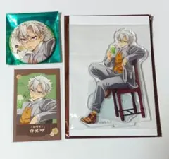 鬼滅の刃 AGF2024 アクリルスタンド 缶バッジ チェキ風カード 不死川実弥