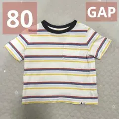 GAP ボーダー　半袖Tシャツ 80