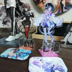 明透 存流 アクリルスタンド 缶バッジ セット
