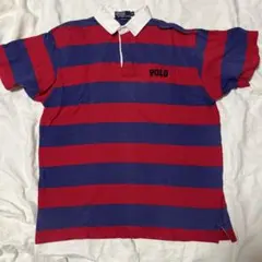 90s Polo Ralph Lauren ラガーシャツ 太ボーダー