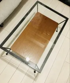 ガラステーブル＊スモークカラー ローテーブル センターテーブル