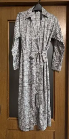 バナナリパブリック　ラップワンピース　ブラック　XS