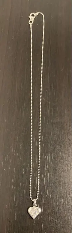 美品 ハートネックレス