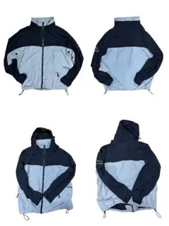 XLARGE ナイロンジャケット グレー ブラック
