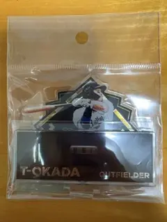 T-岡田引退記念アクリルスタンド オリックス・バファローズ 大阪近鉄