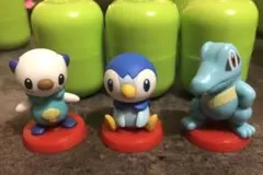 ポケモン　チョコエッグ　旅立ちの3匹　ポッチャマ ミジュマル　ワニノコ