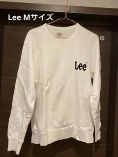 Lee ホワイト スウェット トレーナー　Ｍサイズ