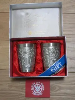 錫製 酒器揃 共箱 未使用(A970) JP.com】日本帶回精緻錫製酒器組徳利お猪口酒壺*2+酒杯*5 錫器木