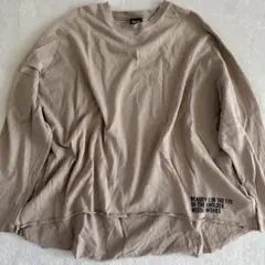 ニードルワークス◇長袖Tシャツ プリント シンプル カジュアル ストリート S