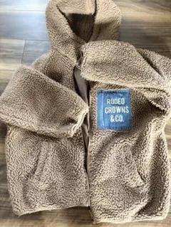 RODEO CROWNS フリースジャケット ベージュ - メルカリ