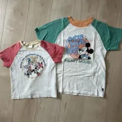 Disney ミッキーマウス Tシャツ 90cm 130cm 2枚セット