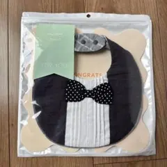 タキシード風ベビー用スタイ　結婚式　入園式　フォーマル