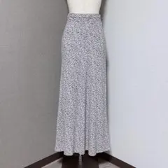 アパートバイローリーズ 小花柄 ロング スカート ラベンダー