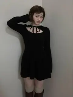 andmary Aletta frill mini dress - メルカリ