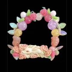 【種名　日本鹿の角】オリジナル使用⭐️幸せの青い薔薇に囲まれて⭐️ 天然石苺　⭐️匿名 種名 日本鹿の角】オリジナル使用⭐️幸せの青い薔薇に囲まれて