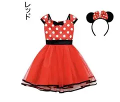 ミニーちゃん　ワンピース　コスプレ　130 140