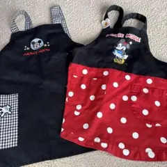 ミッキーマウス・ミニーマウス エプロン110
