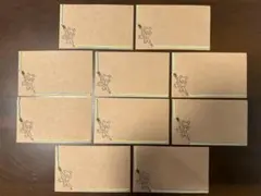 ハンドメイド メッセージカード くま 鉛筆 10枚セット