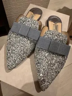 Jimmy Choo グリッター フラットシューズのサムネイル