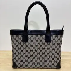 GUCCI グッチ　ハンドバッグ　ミニトートバッグ　GGキャンバス　ブラックのサムネイル