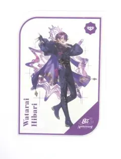 にじさんじ　8周年グッズ　渡会雲雀　特典クリアカード