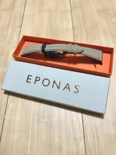美品EPONAS エポナス アップルウォッチベルト グレージュ ①