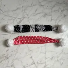 犬用ポンポンスカーフ2個セット