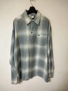 好配色 CALTOP ネルシャツ M オンブレチェック usa製