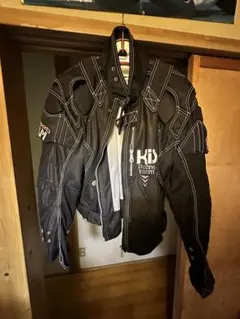 KISS RACING キスレーシング バイクジャケット ブラック ピンク L