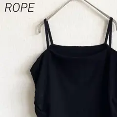 ROPE キャミソール カットソー ノースリーブ サイドドロスト シンプル