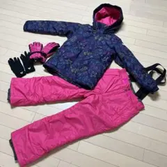 RÉSEEDA 子ども用スノーボードウェア　グローブ　セット 150